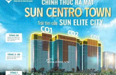  Sun Centro Town - Trái tim tổ hợp Sun Elite City 