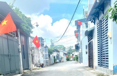 BÁN NHÀ QUẬN 9 - KDC PHƯỚC THIỆN - ĐƯỜNG NHỰA RỘNG OTO NÉ NHAU- 20P RA NGÃ TƯ THỦ ĐỨC - 10P RA LÊ VĂN VIỆT - VÀNH ĐAI 3 THUẬN TIỆN DI CHUYỂN