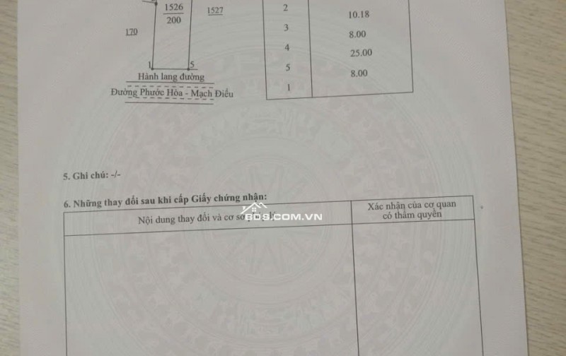 Bán lô đất tại xã Mộ Đức, Quảng Ngãi. Diện tích. 200m2 (full thổ cư). Giá chỉ 3,8tr/m2