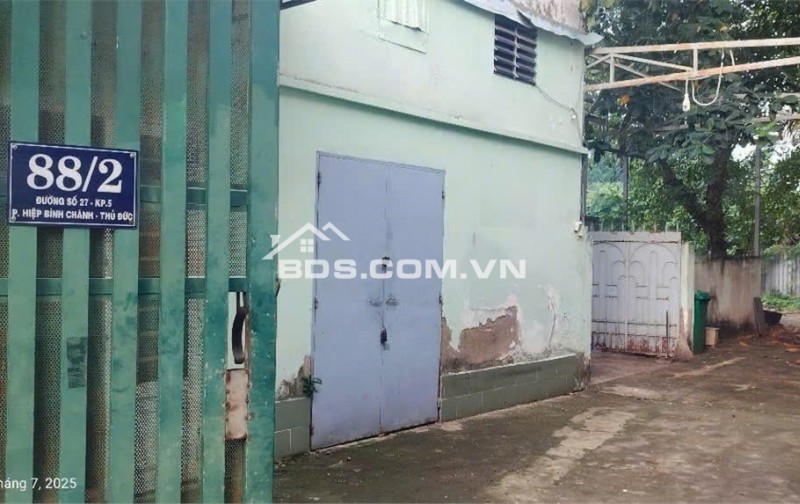Bán nhà vườn 701m2 vuông vức siêu đẹp ở KDC Hiệp Bình Chánh Thủ Đức