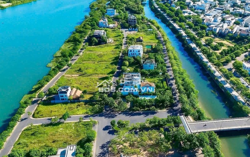 Bán đất biệt thự góc 2MT đường Cầu Đảo Nổi (Khu VIP) - View sông rất đẹp