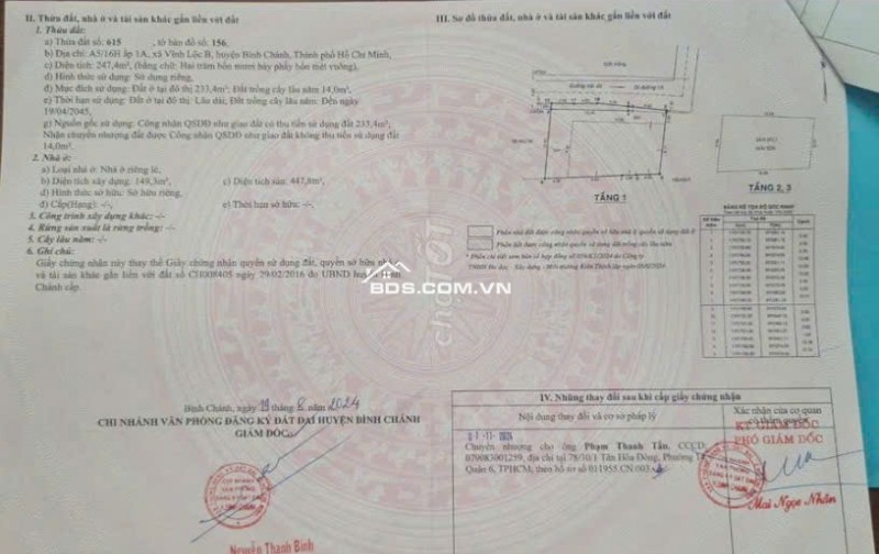Bán nhà 20m x 12.5m 1 trệt 2 lầu siêu đẹp đường 1A ,VL B , Bình Chánh