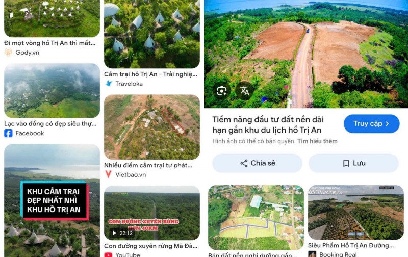 Chính Chủ Cần Bán Đất Nghỉ Dưỡng View Hồ Trị An Cực Đẹp - Thoáng Mát Tại La Ngà – Định Quán – Đồng Nai