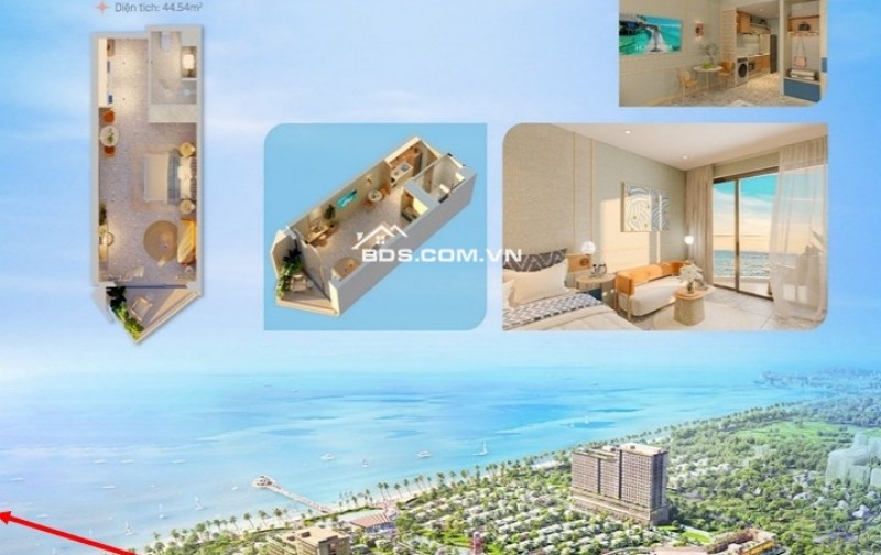 Căn hộ 1PN 1WC tại dự án The Maris Vũng Tàu