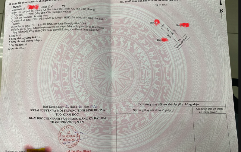 Bán lô đất đẹp tại đường An Phú 13, Thuận An, Bình Dương!