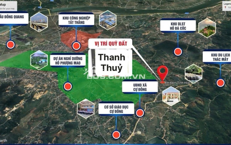 Lô Đất Nền Vàng 48 Lô Tại Thanh Thuỷ Phú Thọ ven Hoà Lạc