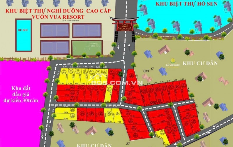 Lô Đất Nền Vàng 48 Lô Tại Thanh Thuỷ Phú Thọ ven Hoà Lạc