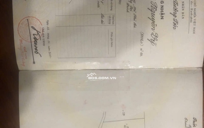 Chuyển nhượng 8036m 400m thổ cư