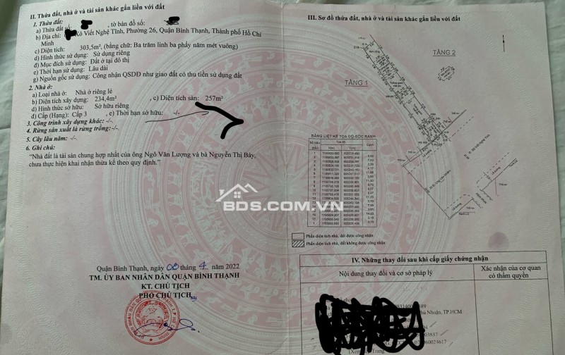 300m2 Mặt tiền đường Bình Quới, Quận Bình Thạnh, gần chợ, đại học