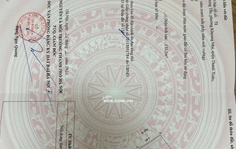 15,6 tỉ sở hữu siêu phẩm Lê Trọng Tấn, phân lô bộ đội hàng không