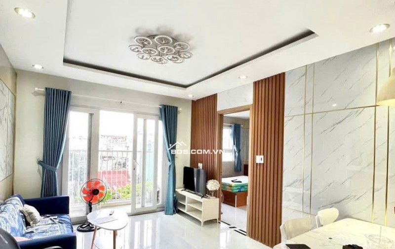 Chung cư Coopmart Trường Chinh, P15, TB, 87m2, 2PN, 2WC, Nội thất, 9tr/th.