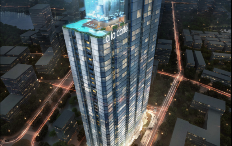 A La Carte Hạ Long 1PN trục 05, view Hồ, 47.7m², giá 2.5 tỷ