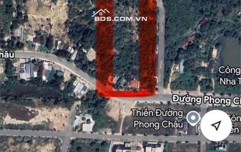 đất mặt tiền đường Phong Châu