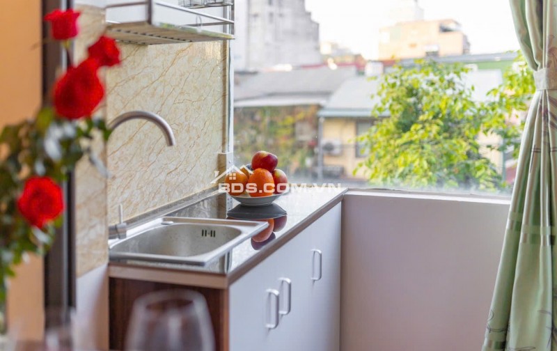 Cho thuê CCMN đủ đồ giá 6,5tr số 19 Nguyễn Thượng Hiền, ô tô đỗ cửa, phòng đẹp