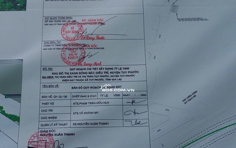 Lô góc siêu đẹp 142m2(2ty25)khu phố DIÊU TRÌ, TUY PHƯỚC, BÌNH ĐỊNH cũsát đường TRẦN BÁ