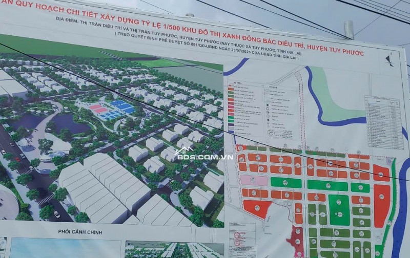 Lô góc siêu đẹp 142m2(2ty25)khu phố DIÊU TRÌ, TUY PHƯỚC, BÌNH ĐỊNH cũsát đường TRẦN BÁ