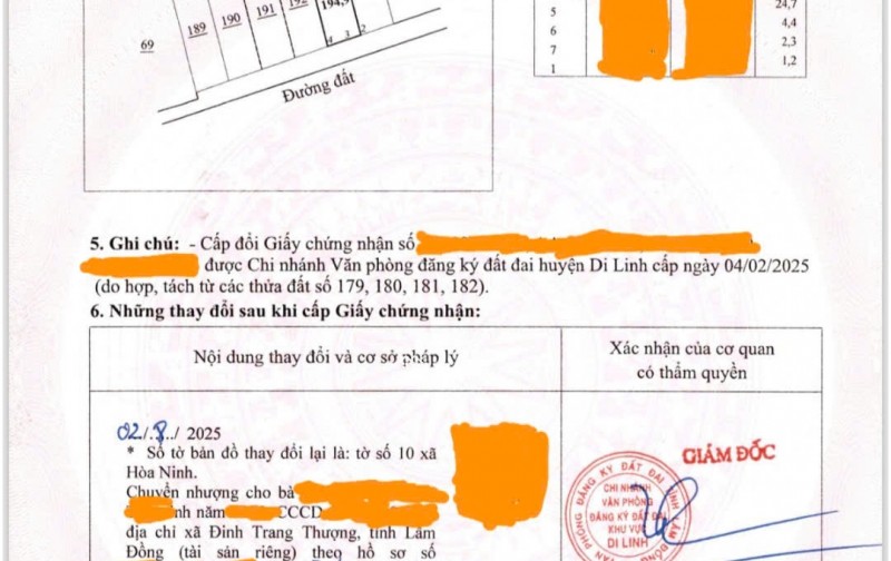 bán 4 lô đất chính chủ Di Linh-Lâm Đồng. TUYỆT PHẨM ĐẦU TƯ & NGHỈ DƯỠNG: 191M² THỔ CƯ, VỊ TRÍ LÕI DI LINH!