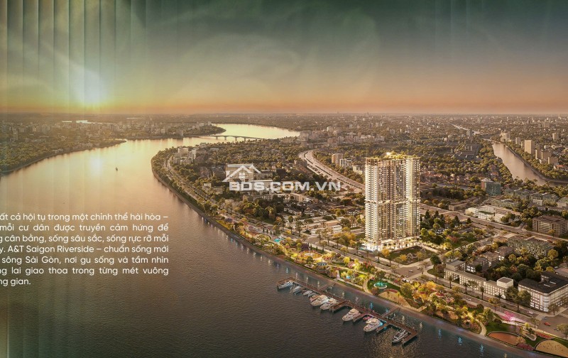 CƠ HỘI ĐẦU TƯ MỚI TẠI CỬA NGÕ THỦ ĐỨC – A&T SÀI GÒN RIVERSIDE. LH:0869703550, 0339002625.