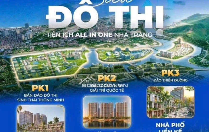 BÁN NHÀ LIỀN KỀ KHU ĐÔ THỊ HỖN HỢP SUNGROUP KHÁNH HÒA