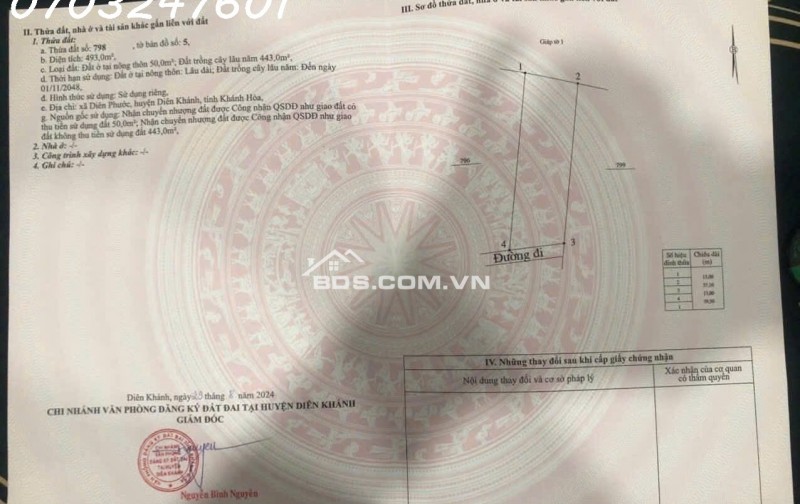 BÁN NHÀ DIÊN PHƯỚC - DIÊN KHÁNH, KHÁNH HÒA