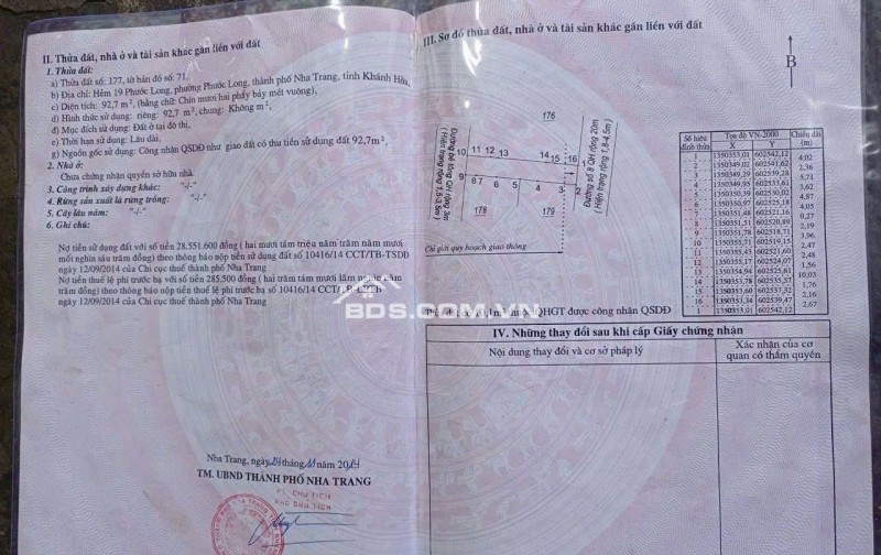 BÁN NHÀ ĐẸP GIÁ TỐT – PHƯỚC LONG, NHA TRANG