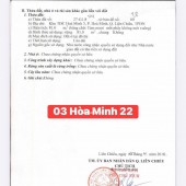 Lô Đất HÒA MINH 22 - Sát trục NGUYỄN SINH SẮC - Gần biển