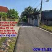 Đất đẹp Suối Tiên Diên Khánh, Khánh Hòa – Diện tích 505m² có 60m² thổ cư, đường nhựa 6m, gần khu đô thị VCN & VSIP, giá rẻ chỉ 4.8tr/m²!