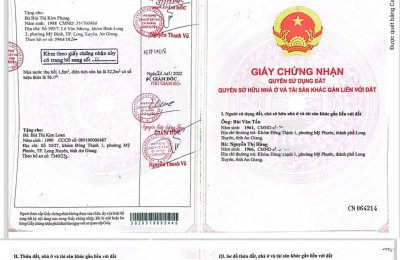 Bán 54m2 Đất Nền Tặng Nhà Tại Phường Mỹ Phước, Thành Phố Long Xuyên, Tỉnh An Giang