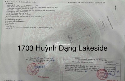 Bán đất đường Huỳnh Dạng - Khu đô thị xanh Bàu Tràm Lakeside