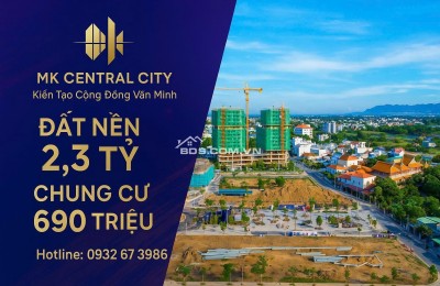 BÁN LÔ GÓC 2 MẶT TIỀN – 148,5M² – VỊ TRÍ ĐẸP TẠI MK CENTRAL CITY, PHỦ HÀ, PHAN RANG