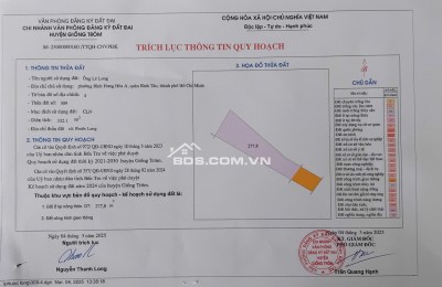 Bán gấp 332m2 đất quy hoạch đất ở mặt tiền xã Hưng Phong