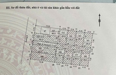 Bán đất Giang Biên Long Biên – 45,3m² vuông như cục gạch, đường ô bàn cờ, ô tô tránh nhau