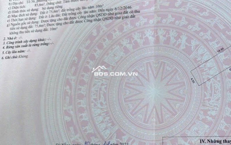 Bán lô Đất PHÚ THẠNH 10 nối dài - Trục thông  HỒ TÙNG MẬU - Gía ĐT