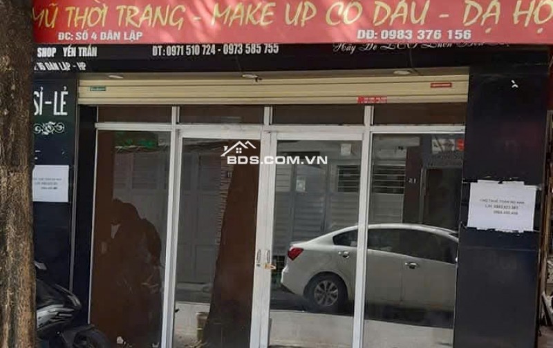  CHO THUÊ NHÀ MẶT ĐƯỜNG – 16 DÂN LẬP - LÊ CHÂN, HẢI PHÒNG