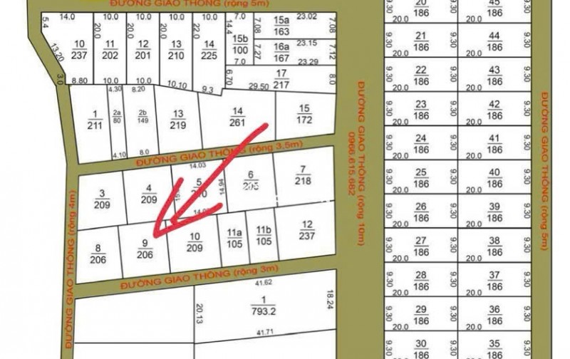 Bán đất tại xã Đồng Trúc, huyện Thạch Thất, Hà Nội – Diện tích 206m² – Giá thương lượng