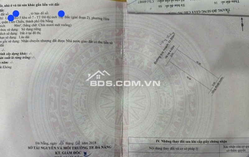 Bán cặp đất Hoàng Trung Thông đường 10m5 thông Hoàng Thị Loan