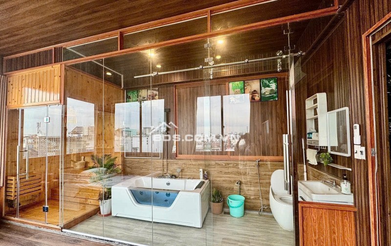 BIỆT THỰ LÊ VĂN THỌ P9 GÒ VẤP 6 TẦNG THANG MÁY FULL NỘI THẤT GỖ CAO CẤP 80m² GIÁ 12.8 T TL