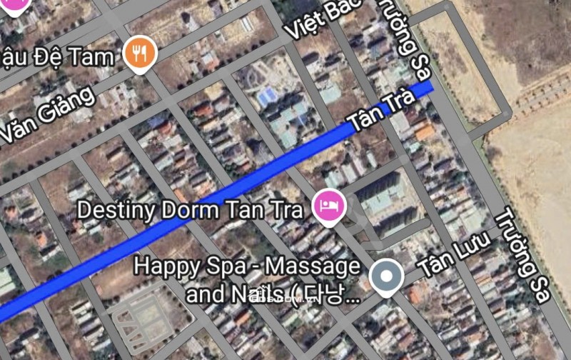 Bán lô đất góc 2 mặt tiền đường Tân Trà và Nguyễn Bá Ngọc