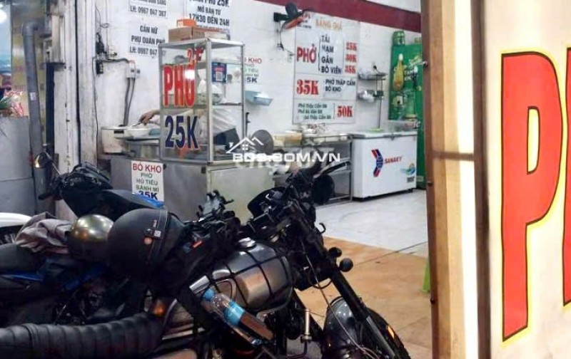 Cần sang quán phở đủ đồ dùng tại 45A Ung Văn Khiêm Bình Thạnh