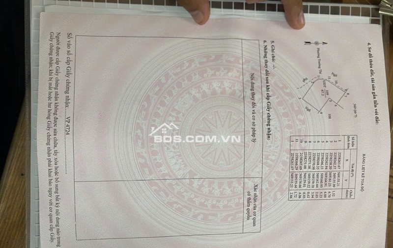 BÁN ĐẤT 980 TRIỆU 67M2 ( ĐÔNG NAM ) NGÕ ĐƯỜNG NGUYỄN BÍNH