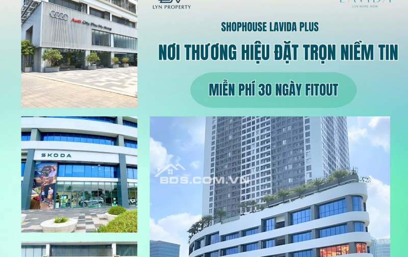 CHO THUÊ SHOPHOUSE LAVIDA PLUS – QUẬN 7