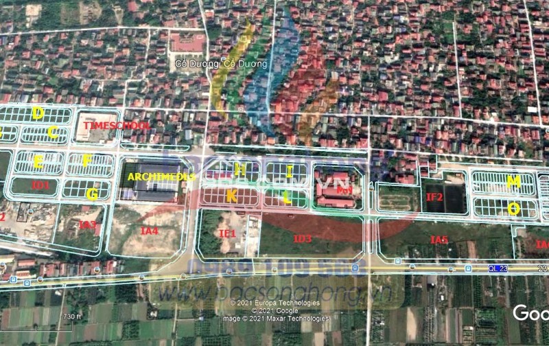 165m khu đô thị cổ dương