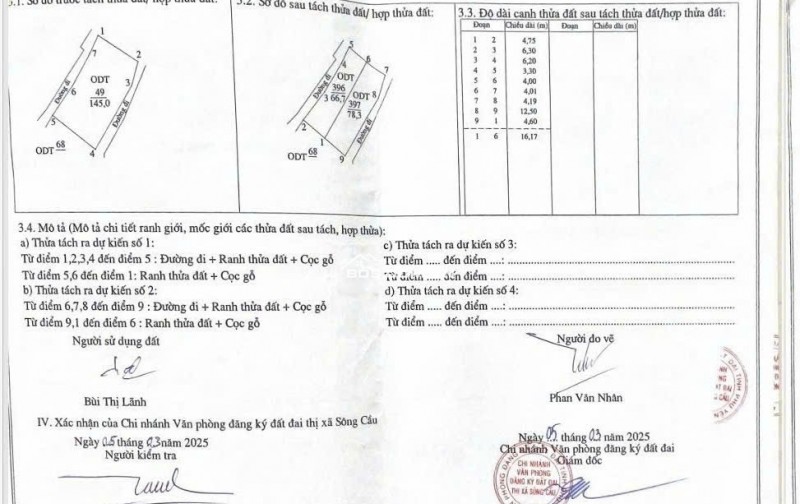 BÁN ĐẤT TẠI SÔNG CẦU PHÚ YÊN, DT 145M2 SHR 1.35 TỶ. LH: 0942908536