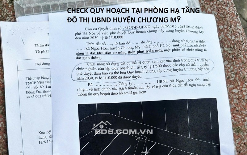 Xuất hiện căn nhà mặt đường làng rẻ đẹp Thôn Cầu, Ngọc Hòa, Phường Chương Mỹ, Hà Nội