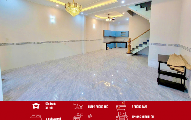 Bán nhà 1 trệt 1 lấu mới xây Tam Phước,tiện ich đầy đủ,sổ riêng sang tên