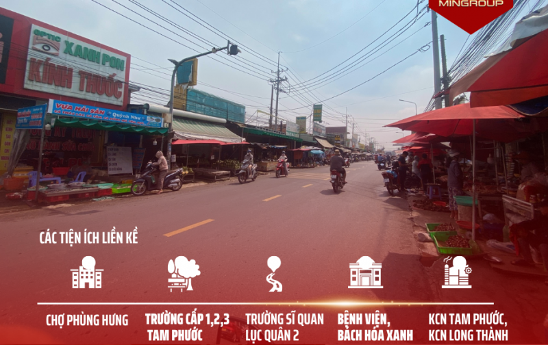 Bán nhà 1 trệt 1 lấu mới xây Tam Phước,tiện ich đầy đủ,sổ riêng sang tên