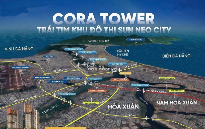 Căn Hộ Cao Cấp 2 Tỷ CORA TOWER – Siêu Phẩm Căn Hộ Của Sun Group tại Đà Nẵng!