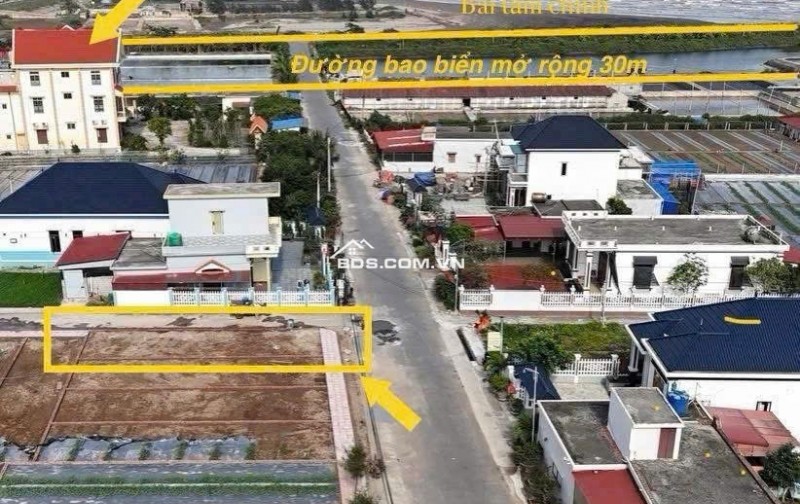 100m Đất mặt biển quất lâm sát flamigo sẵn sổ công chứng