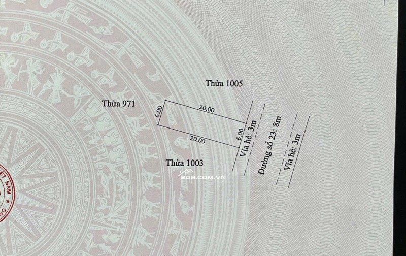 Chính chủ bán đất thổ cư 120m2, KDC Vĩnh Phú 2