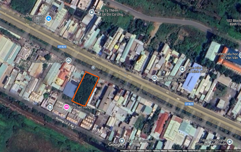 BÁN ĐẤT 27X51M (1395M2) MT TRẦN VĂN GIÀU, LÊ MINH XUÂN, BÌNH CHÁNH